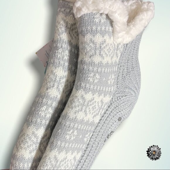 Muk LUKS Lined Slipper Socks Size Small - Picture 8 of 8